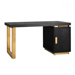 Desk gold 1-door