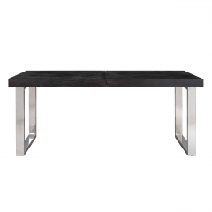 Extendable table Blackbone silver 195/265cm