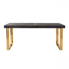 Extendable table Blackbone gold 195(265) (Black)