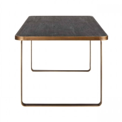 Dining table 230CM (Brushed Gold)