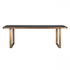 Dining table 230CM (Brushed Gold)