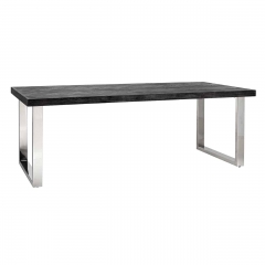 Dining table Blackbone silver 220cm