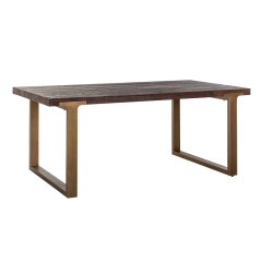 Dining table 190cm (Brushed Gold)