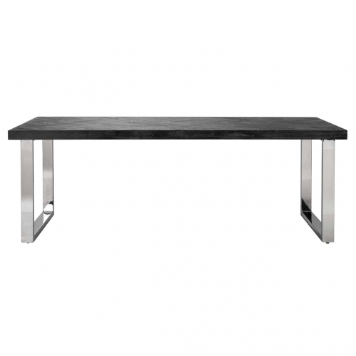 Dining table Blackbone silver 220cm