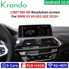 Krando Android 10.0 4G 64G 10.25'' Car Navi Audio For BMW 5