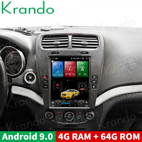 Krando 10.4''Tesla Style Android 9.0 4G 64G Car Multimedia Player For Fiat Freemont Dodge Journey Car Radio DSP WIFI Auto Stereo