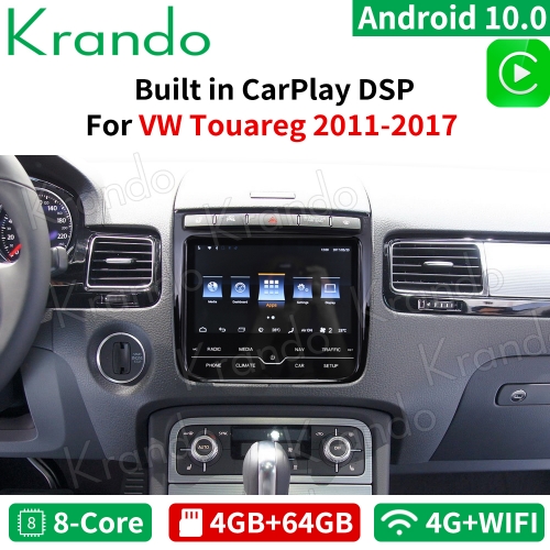 Krando Android 9.0 4G 64G 10.4 Tesla Vertical Screen Car Radio Navi Player  GPS for Ford Focus 2011-2017 Multimedia Carplay