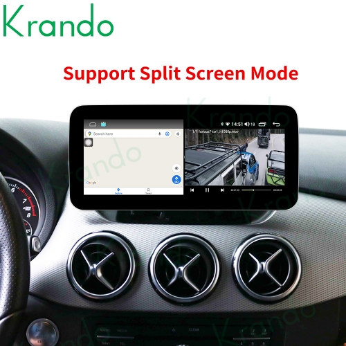Krando Android 12.0 10.25 Inch 8G 128G Car Radio Audio For Mercedes BENZ B CLASS W246 2008-2020 NTG 4.5 5.0 5.5 Wireless CarPlay WIFI 4G