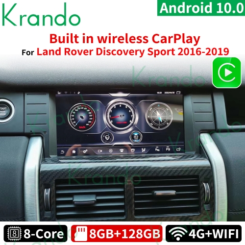 Krando 11.5" Android 10.0 8G 128G Car Radio Multimedia For Land Rover Range Rover Discovery Sport 2016-2019 Harman Carplay