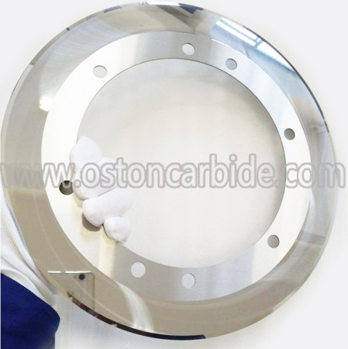 Φ291*Φ203*1.1mm 6 Holes Tungsten Carbide Corrugated Paper Slitting Knife