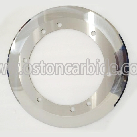 Φ280*Φ160*1.0mm 12% Cobalt High Hardness HRA92.5 Tungsten Carbide Metal Sheet Slitting Knife