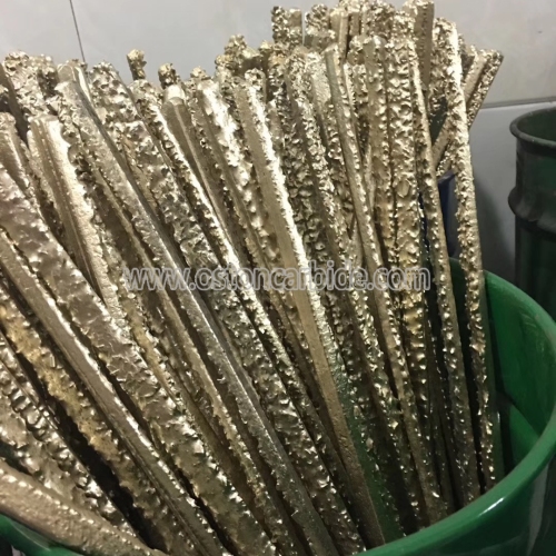 5/16"–1/4" Tungsten Carbide Anvil Particle , Cemented Carbide Welding Rods For Oil Industry