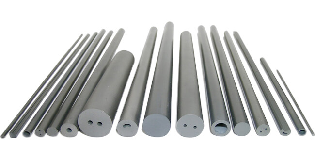 Carbide Rods with One Central Coolant Duct
