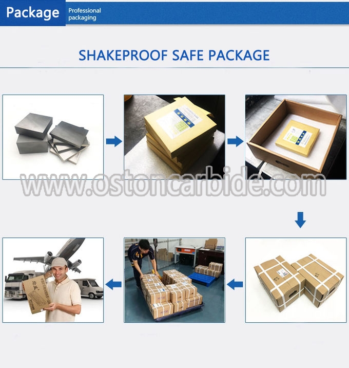package of Tungsten Carbide Square Blocks