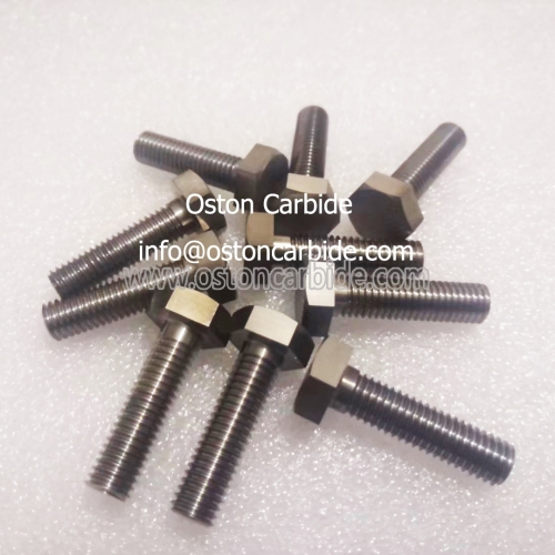 YG15 Carbide Factory Supplying High Impact Strength Tungsten Carbide Hex Bolts with M5 Tungsten Carbide Screw