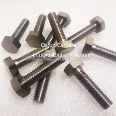 YG15 Carbide Factory Supplying High Impact Strength Tungsten Carbide Hex Bolts with M5 Tungsten Carbide Screw