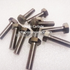 YG15 Carbide Factory Supplying High Impact Strength Tungsten Carbide Hex Bolts with M5 Tungsten Carbide Screw
