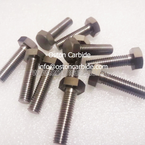 YG15 Carbide Factory Supplying High Impact Strength Tungsten Carbide Hex Bolts with M5 Tungsten Carbide Screw