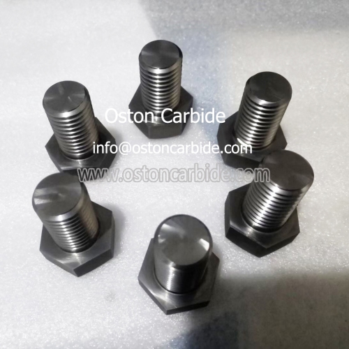 Din 912 High Hardness and Strong Impact Strength Tungsten Carbide Hexagon Bolts with ISO standard Carbide Screw