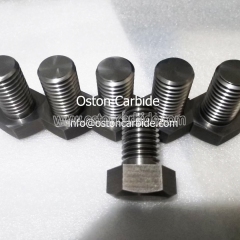 Din 912 High Hardness and Strong Impact Strength Tungsten Carbide Hexagon Bolts with ISO standard Carbide Screw