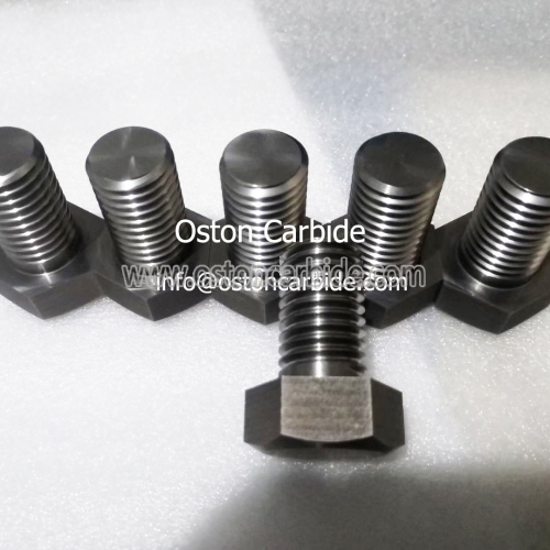 Din 912 High Hardness and Strong Impact Strength Tungsten Carbide Hexagon Bolts with ISO standard Carbide Screw