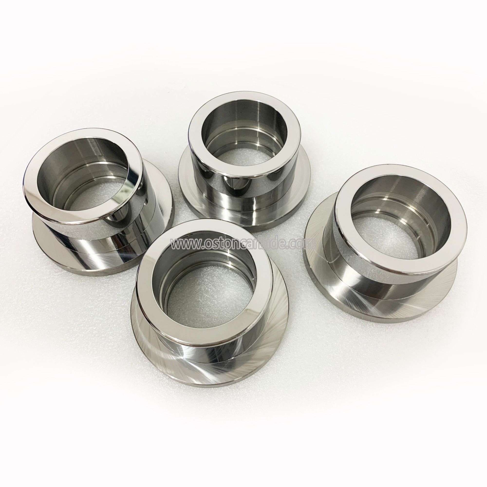 Dia 300mm Tungsten Carbide Bushing, High Hardness Cemented Carbide Shaft Rings for Gas Industry Protecting Pumps Sleeve