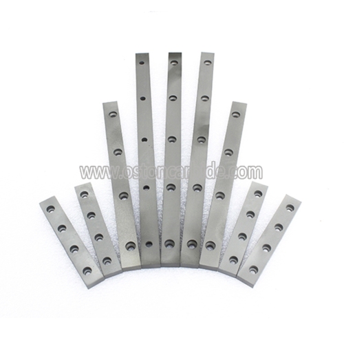 YW1 / YG15 Tungsten Carbide Strips with Holes for Carbide Rectangular Shear Cutter