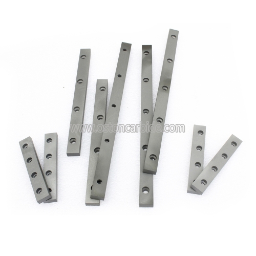 YW1 / YG15 Tungsten Carbide Strips with Holes for Carbide Rectangular Shear Cutter