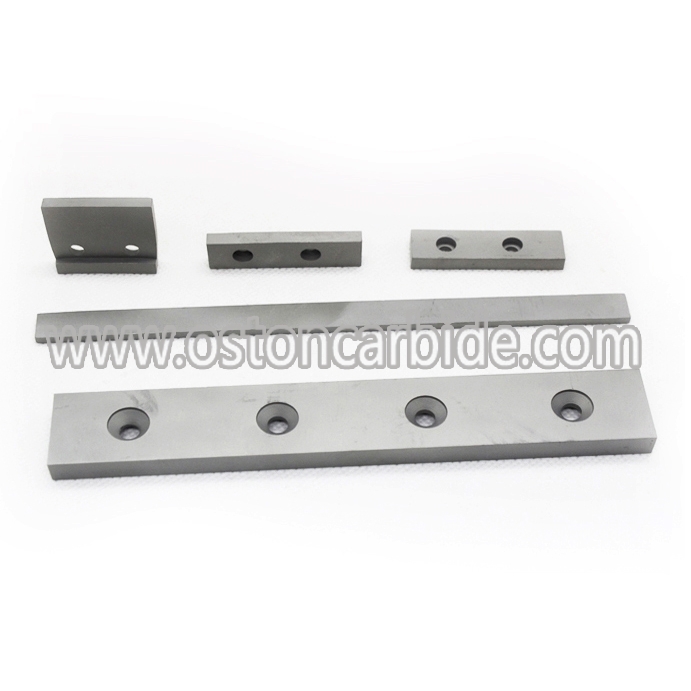 YW1 / YG15 Tungsten Carbide Strips with Holes for Carbide Rectangular Shear Cutter