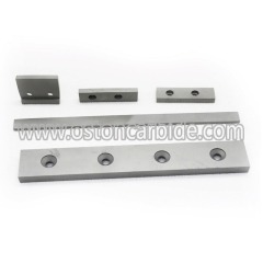 YW1 / YG15 Tungsten Carbide Strips with Holes for Carbide Rectangular Shear Cutter