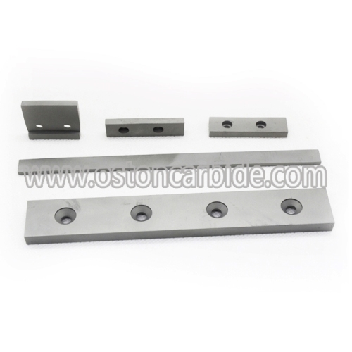 YW1 / YG15 Tungsten Carbide Strips with Holes for Carbide Rectangular Shear Cutter