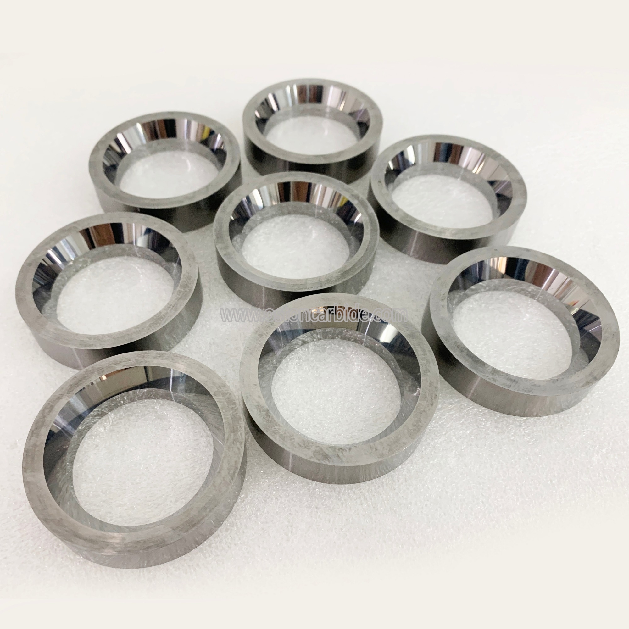 K30 Φ57*13*Φ39.4mm Customized Polished Tungsten Carbide Saddle for HQA Automatic Spraying Device