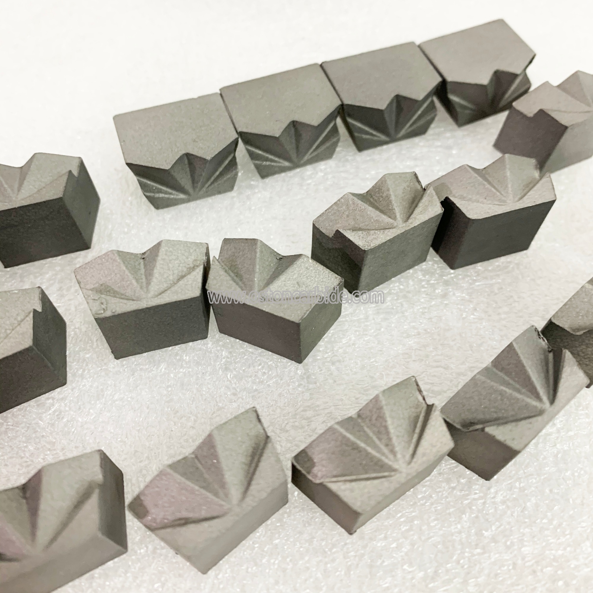 Solid YG20C tungsten carbide nail brazed gripper dies and cutter