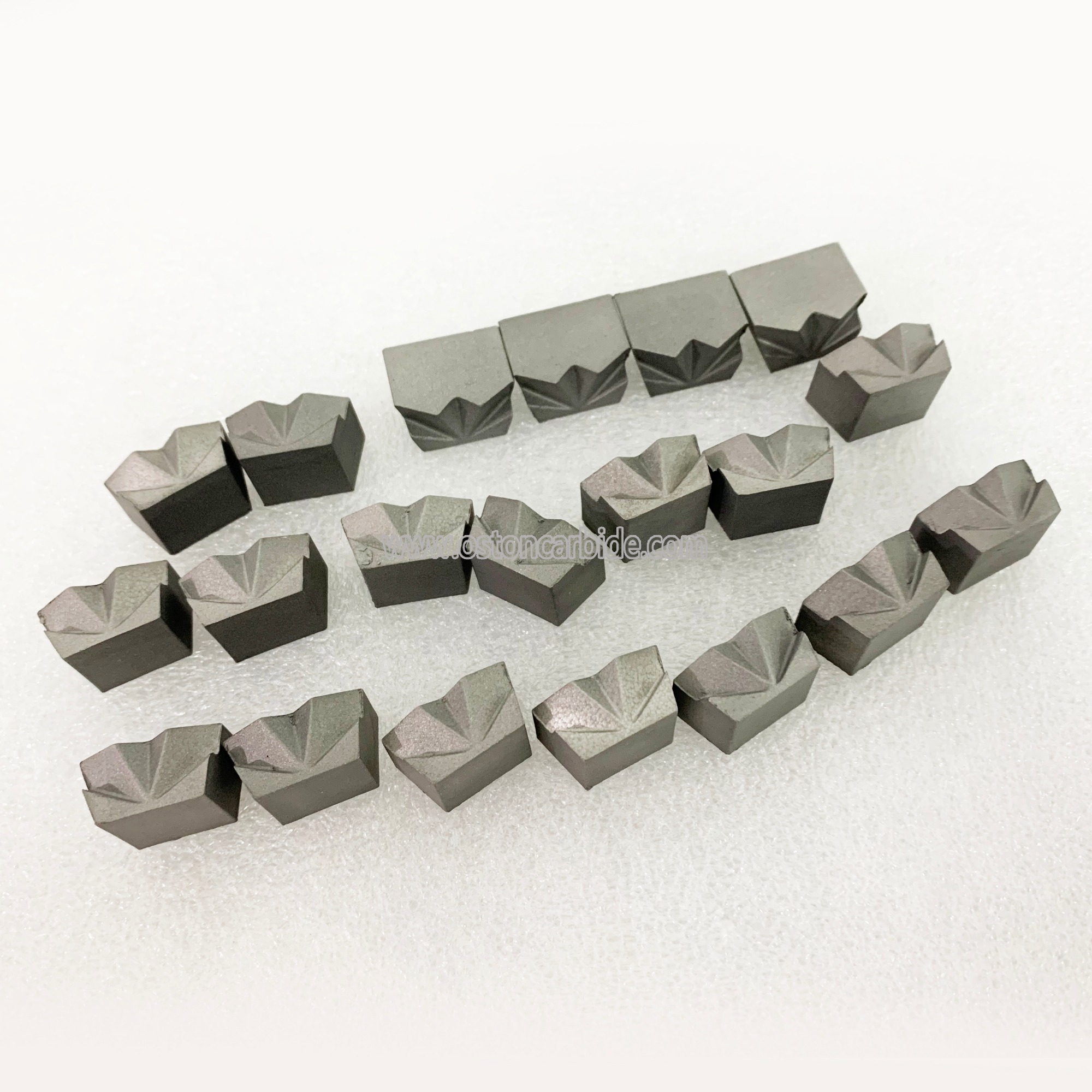 Solid YG20C tungsten carbide nail brazed gripper dies and cutter