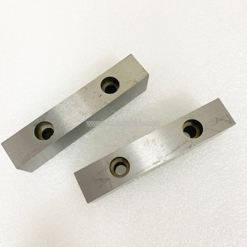 High Precision Tungsten Carbide Strip Cutter with Holes