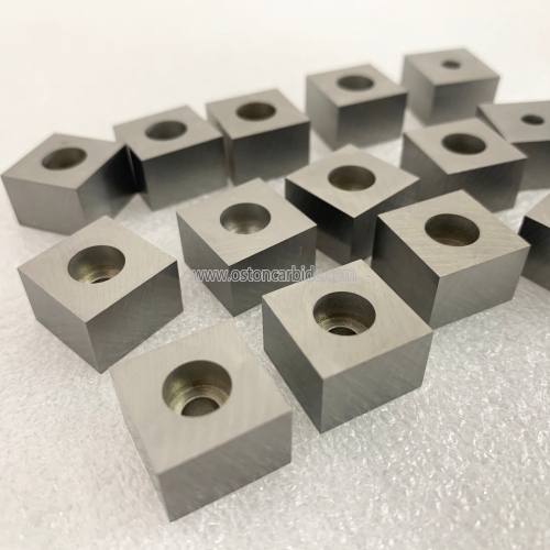 K30 Tungsten Carbide Square Blocks with Fixing Bore Hole