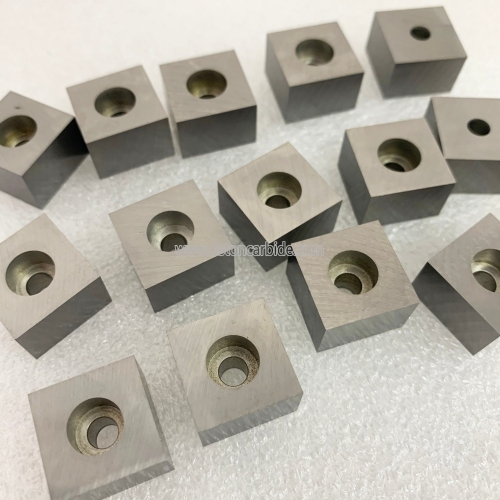 K30 Tungsten Carbide Square Blocks with Fixing Bore Hole for Decanter Centrifuge