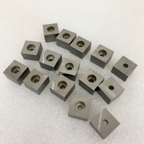 K30 Tungsten Carbide Square Blocks with Fixing Bore Hole for Decanter Centrifuge