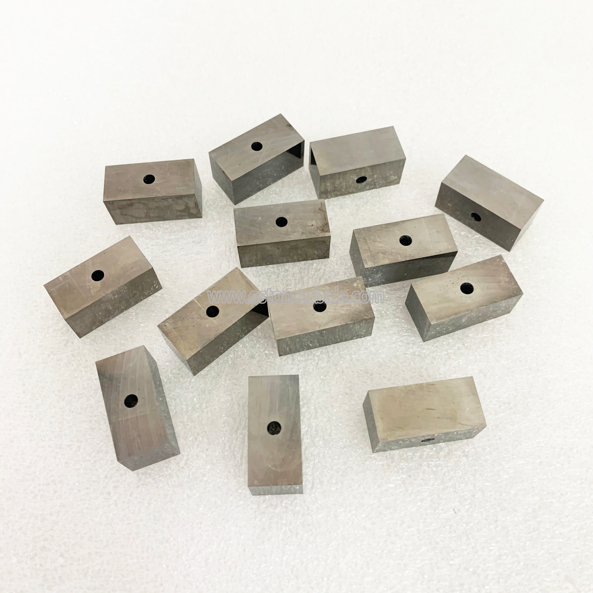 YG20C Tungsten Carbide Rectangular Block with Fixing Bore hole
