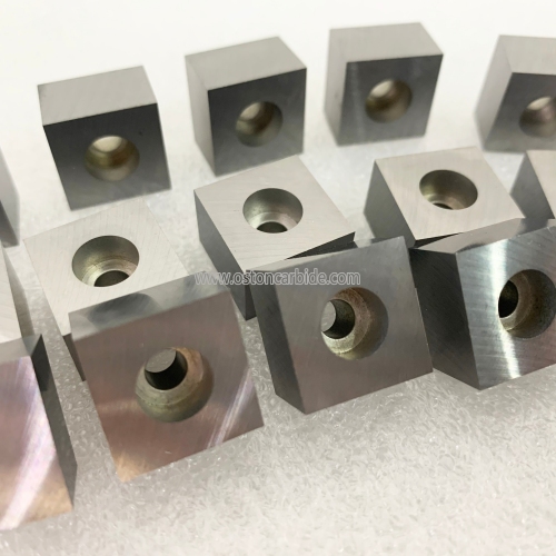 K30 Tungsten Carbide Square Blocks with Fixing Bore Hole for Decanter Centrifuge