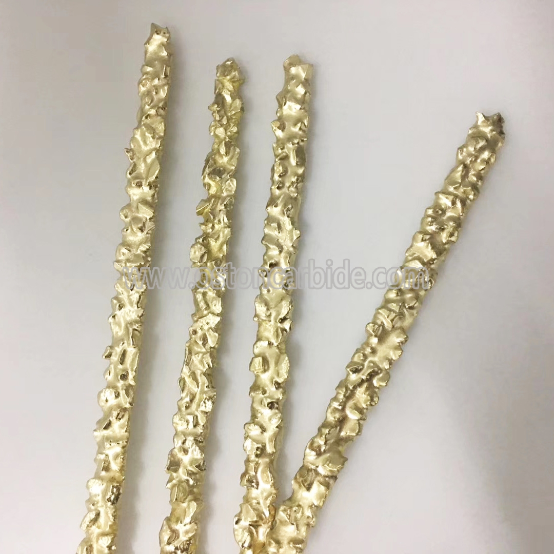 Golden Tungsten Carbide Bare Rods