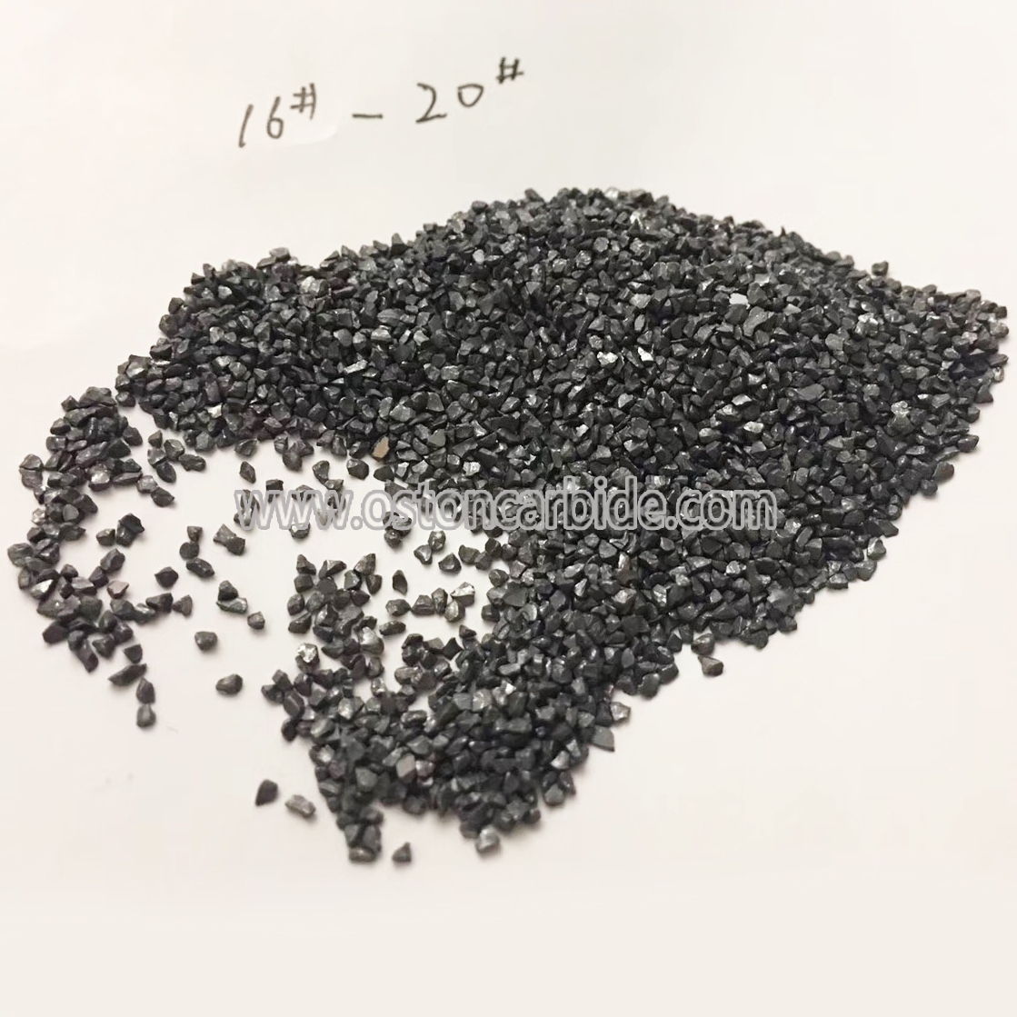 10-18 mesh YG8 Tungsten Carbide Crushed Particles from Original Carbide Anvil Material