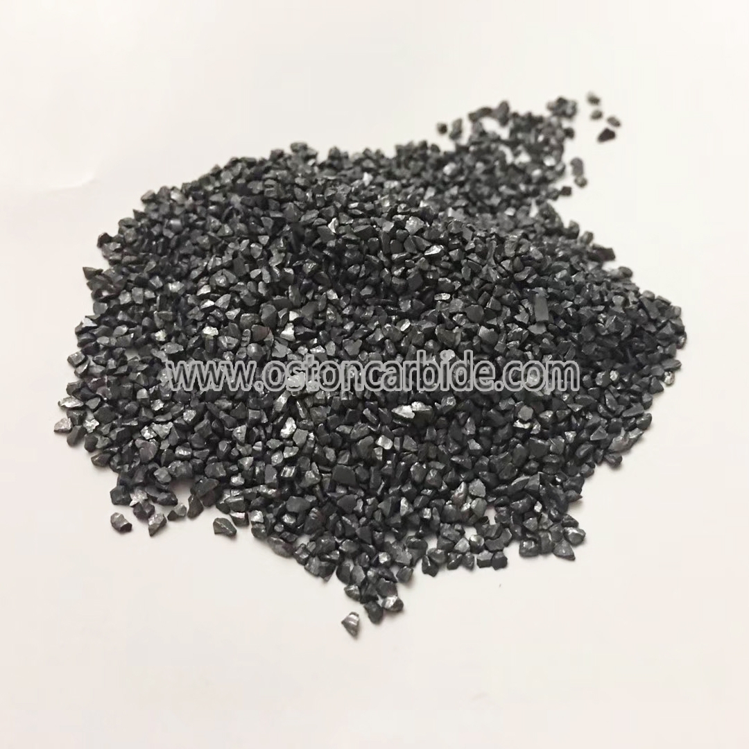 10-18 mesh YG8 Tungsten Carbide Crushed Particles from Original Carbide Anvil Material