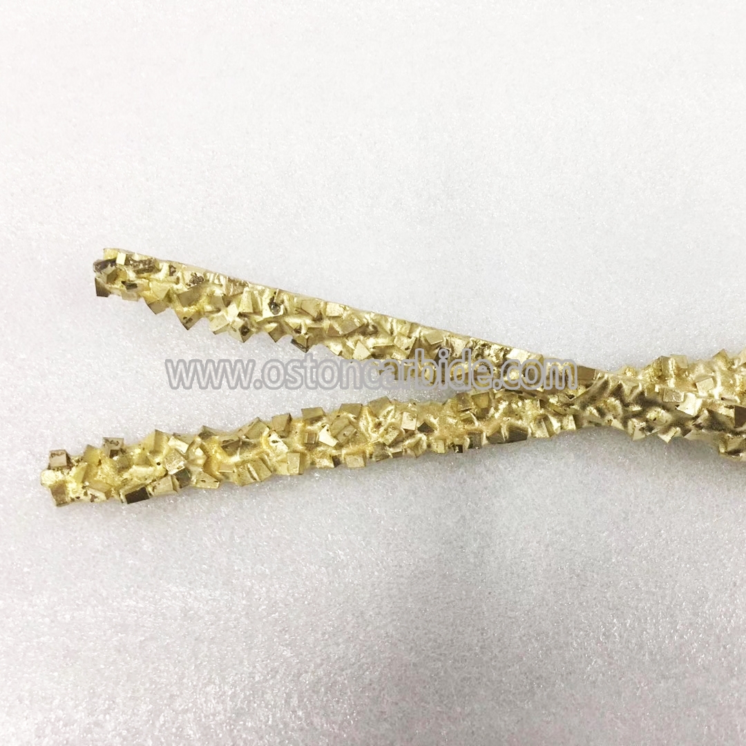 3/16''-1/8'' Golden Tungsten Carbide Bare Rods for Mining and Construction Wear Parts