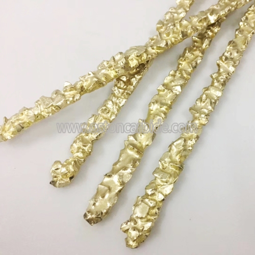 3/16''-1/8'' Golden Tungsten Carbide Bare Rods for Mining and Construction Wear Parts