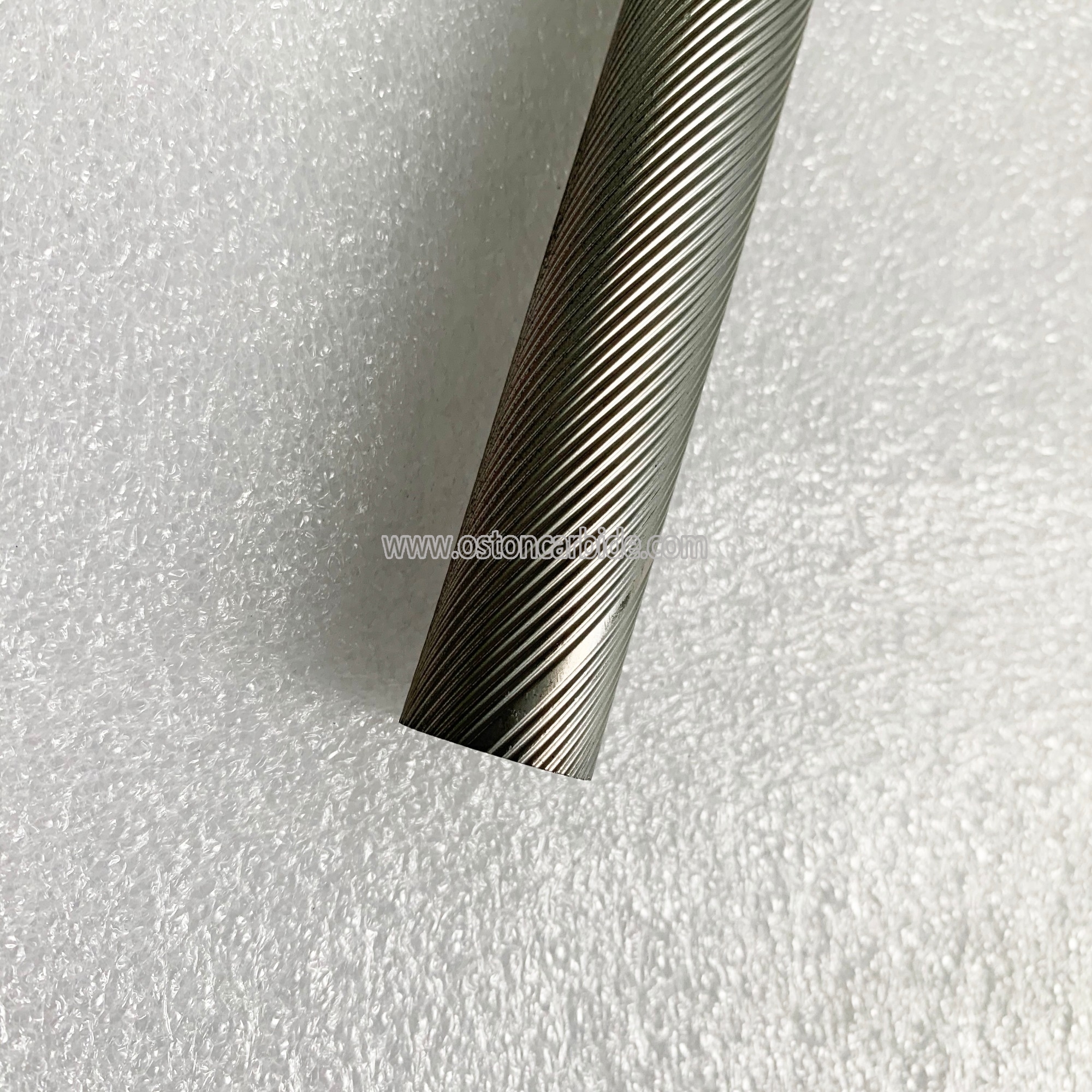 12% Cobalt Tungsten Carbide Round Bar , Hard Alloy Round Bar With Two Spiral Holes For Carbide Cutting Tools