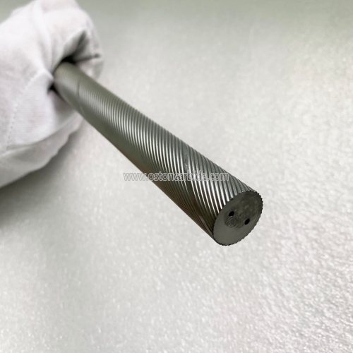 12% Cobalt Tungsten Carbide Round Bar , Hard Alloy Round Bar With Two Spiral Holes For Carbide Cutting Tools