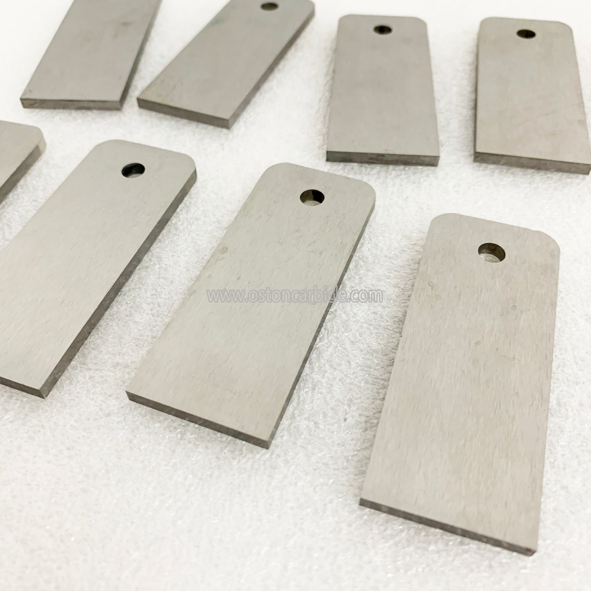 Tungsten Carbide Rectangular Plates With Shaft Holes 1