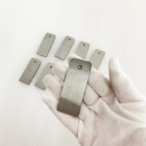 Tungsten Carbide Rectangular Plates With Shaft Holes 1