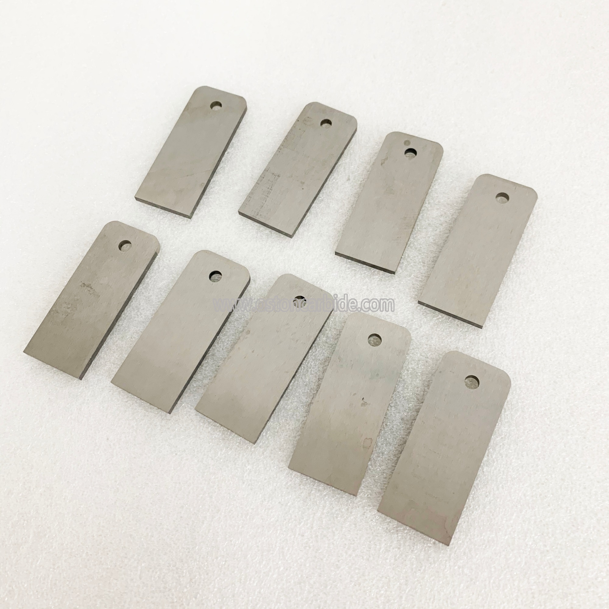 Tungsten Carbide Rectangular Plates With Shaft Holes 1